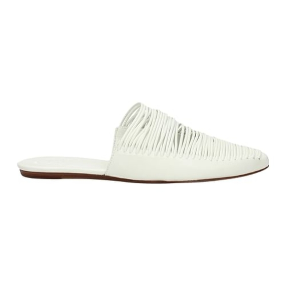 NEW Tory Burch Sienna Pointy Toe Mule in White - Picture 2 of 16